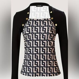 Jacquard print slim woman’s shirt